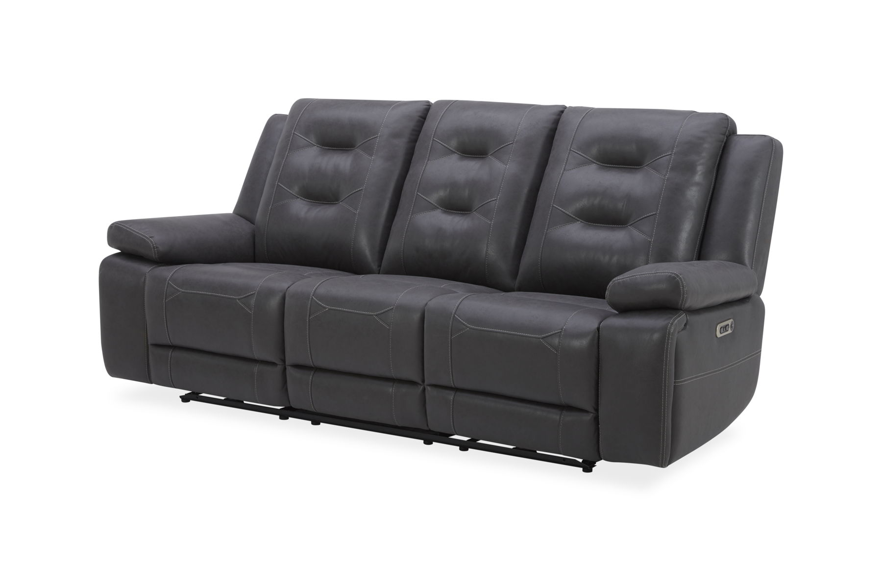 Caldwell – Power Reclining Sofa – Theo Fog