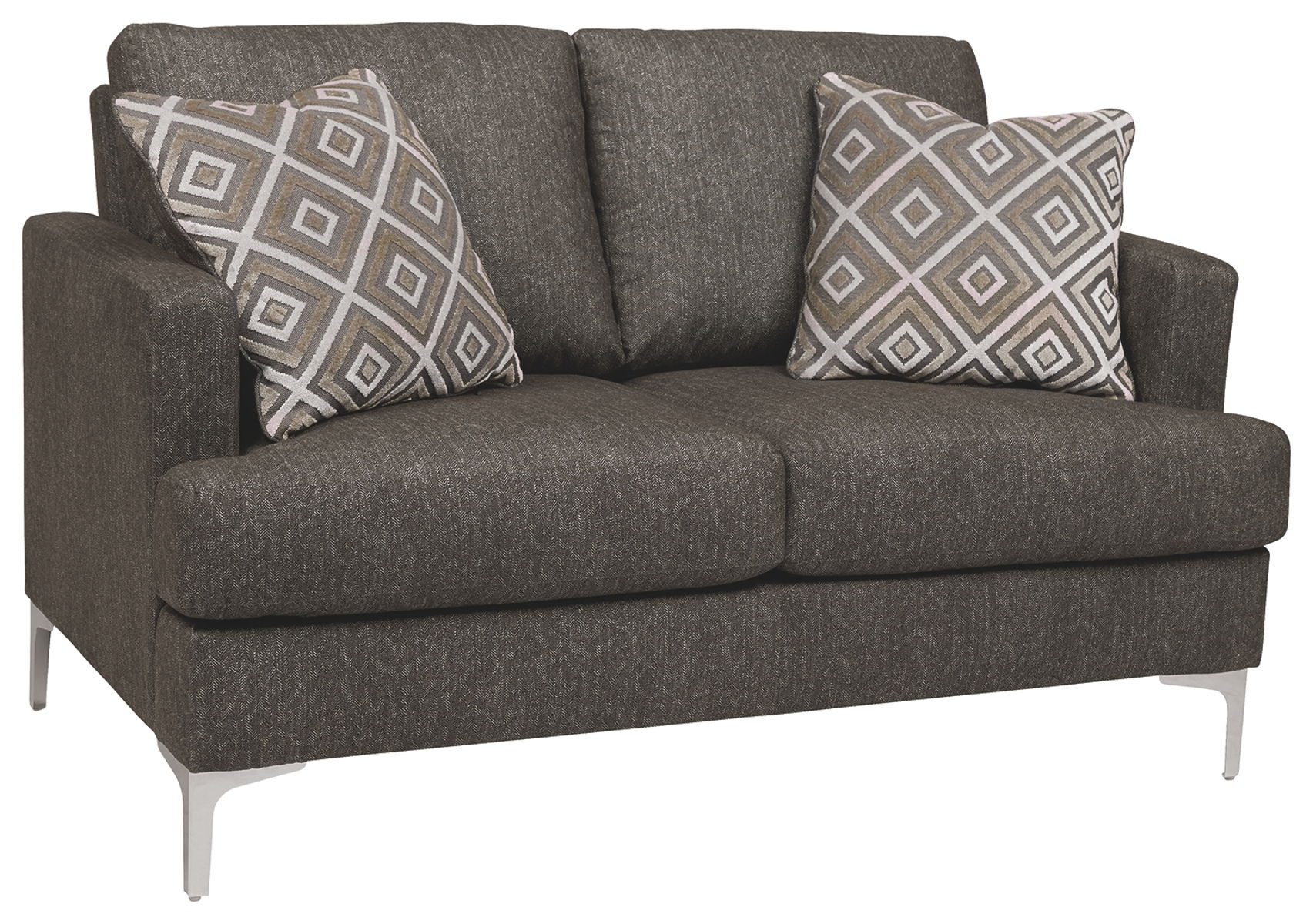 Arcola – Brown Dark – RTA Loveseat