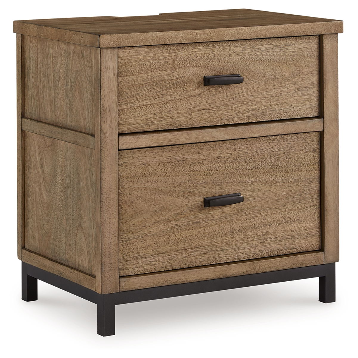 Tomtyn – Light Brown – Two Drawer Night Stand