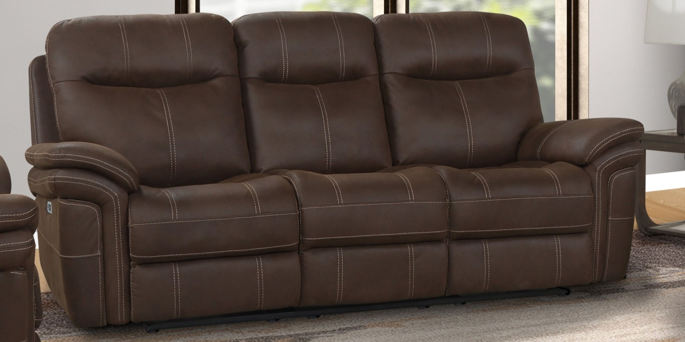 Mason – Power Sofa – Dark Kahlua