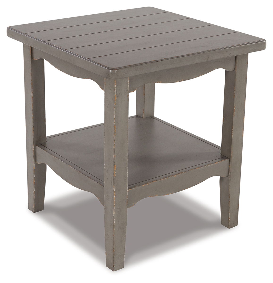 Charina – Antique Gray – Square End Table