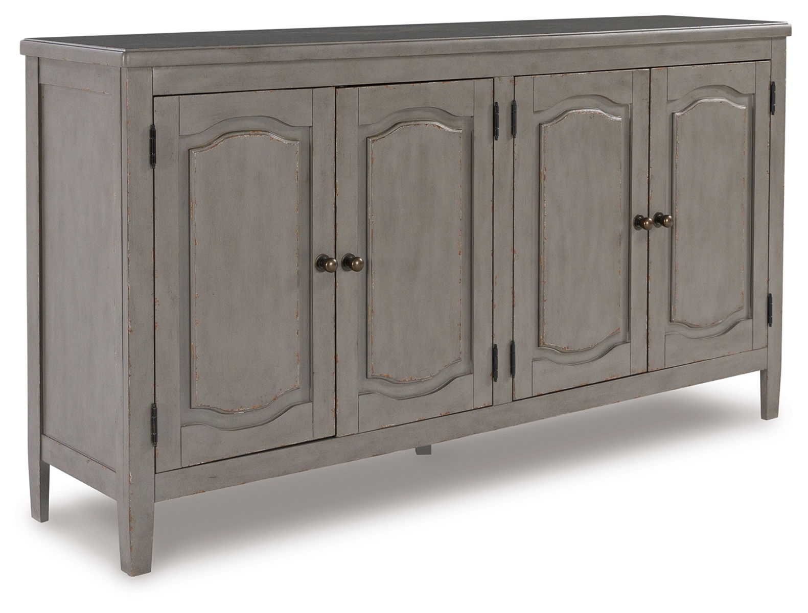 Charina – Antique Gray – Accent Cabinet