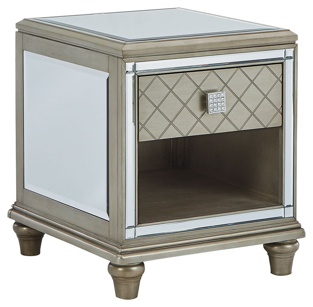 Chevanna – Platinum – Rectangular End Table