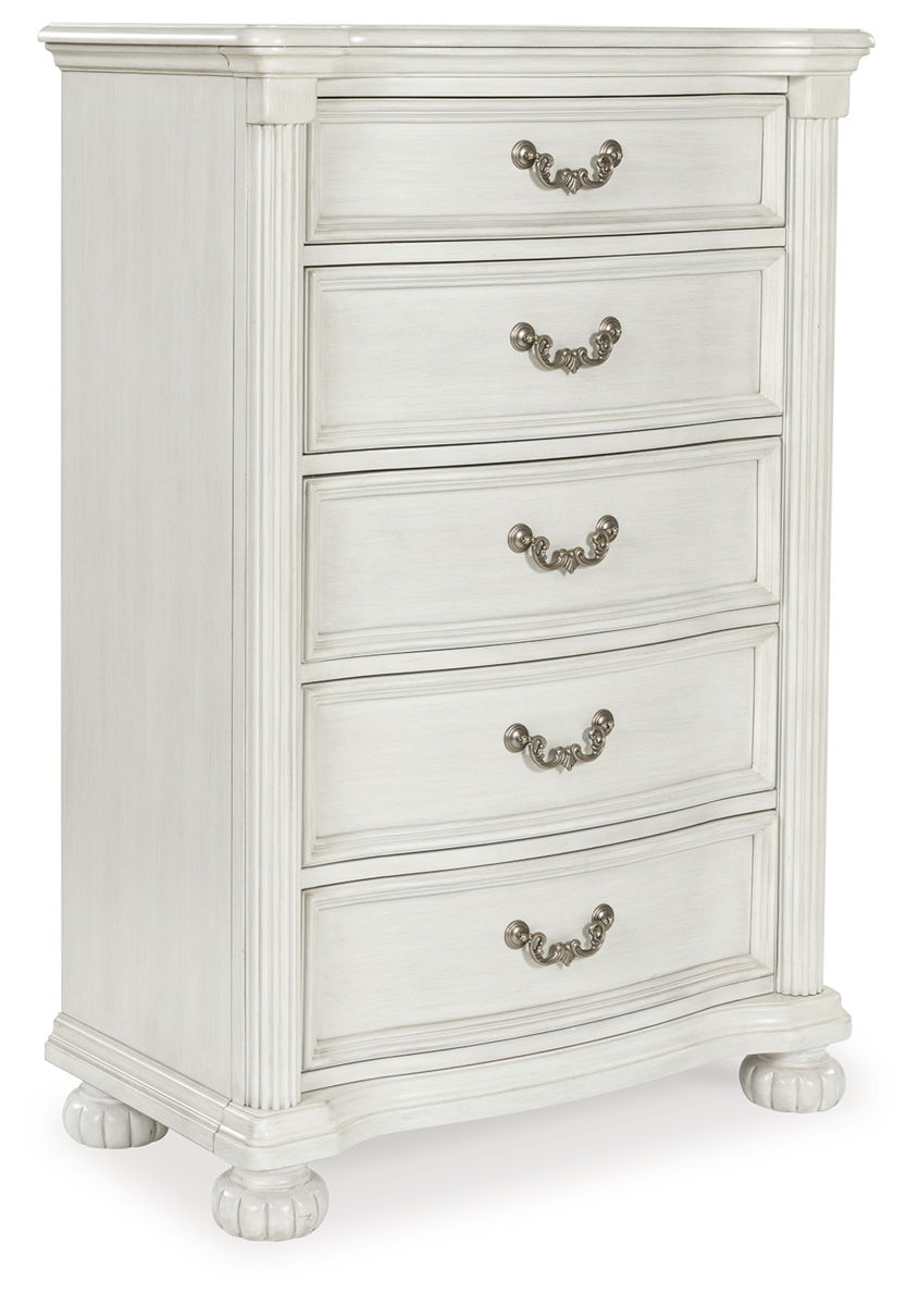 Montelaine – Antique White – Five Drawer Chest