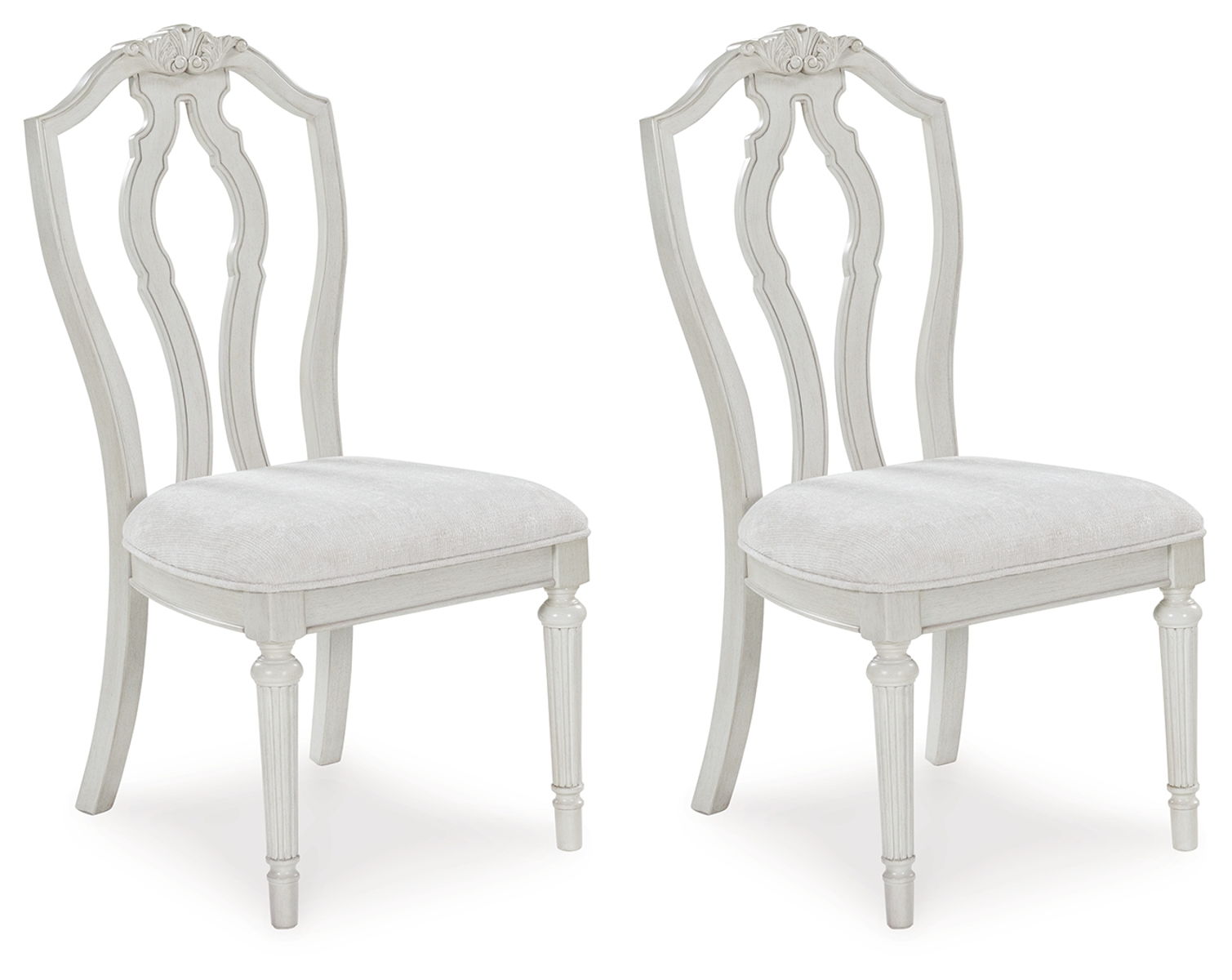 Montelaine – Antique White – Dining Upholstered Side Chair (Set of 2)