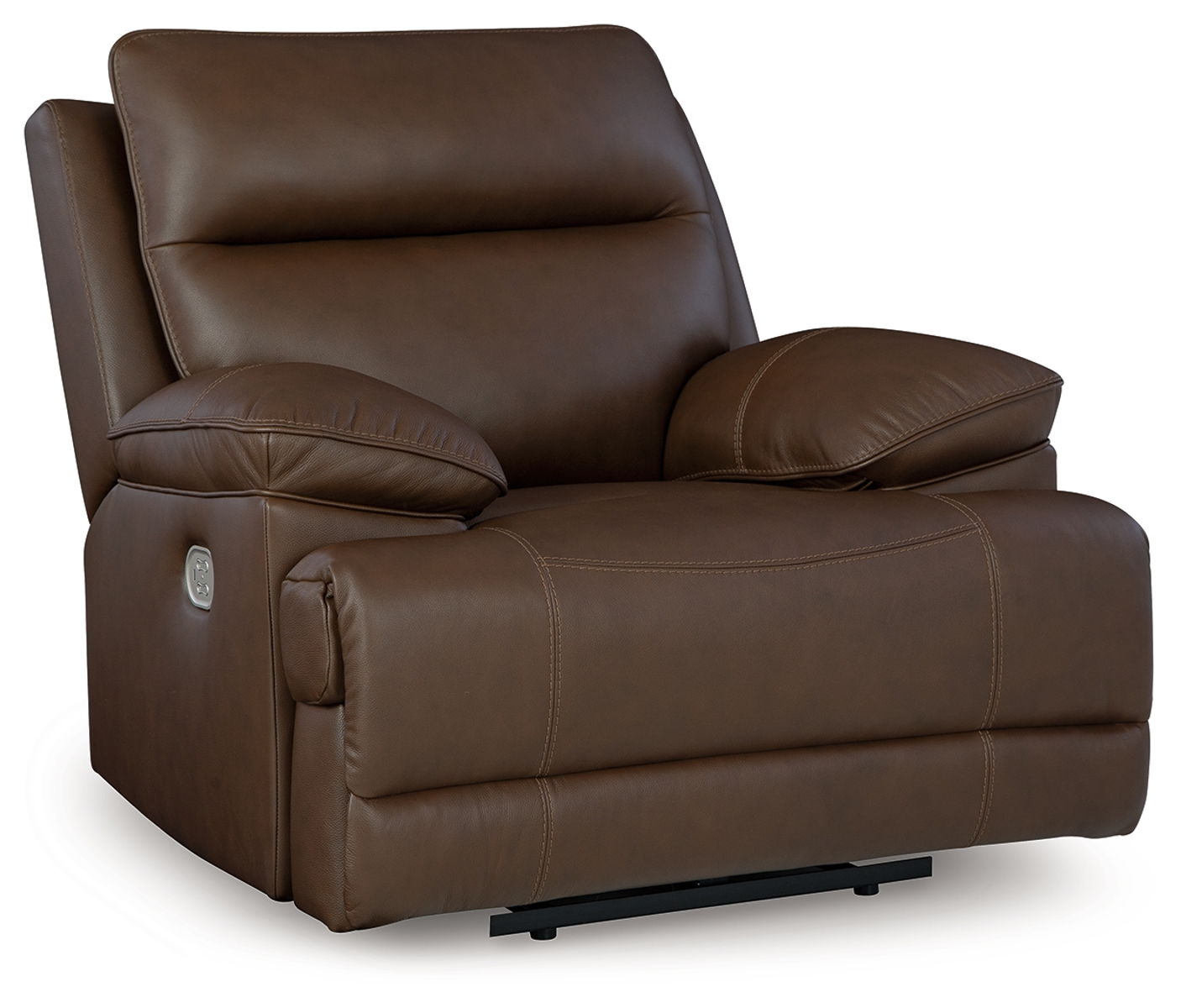 Vonryan – Tobacco – Power Recliner / Adj Headrest