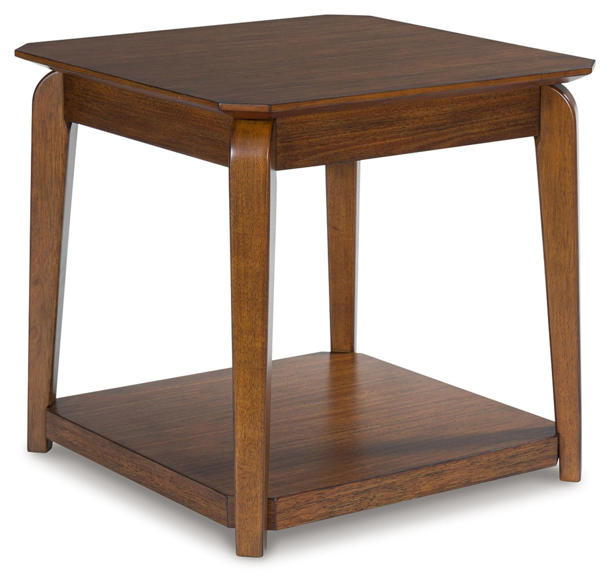 Trenmour – Medium Brown – Square End Table