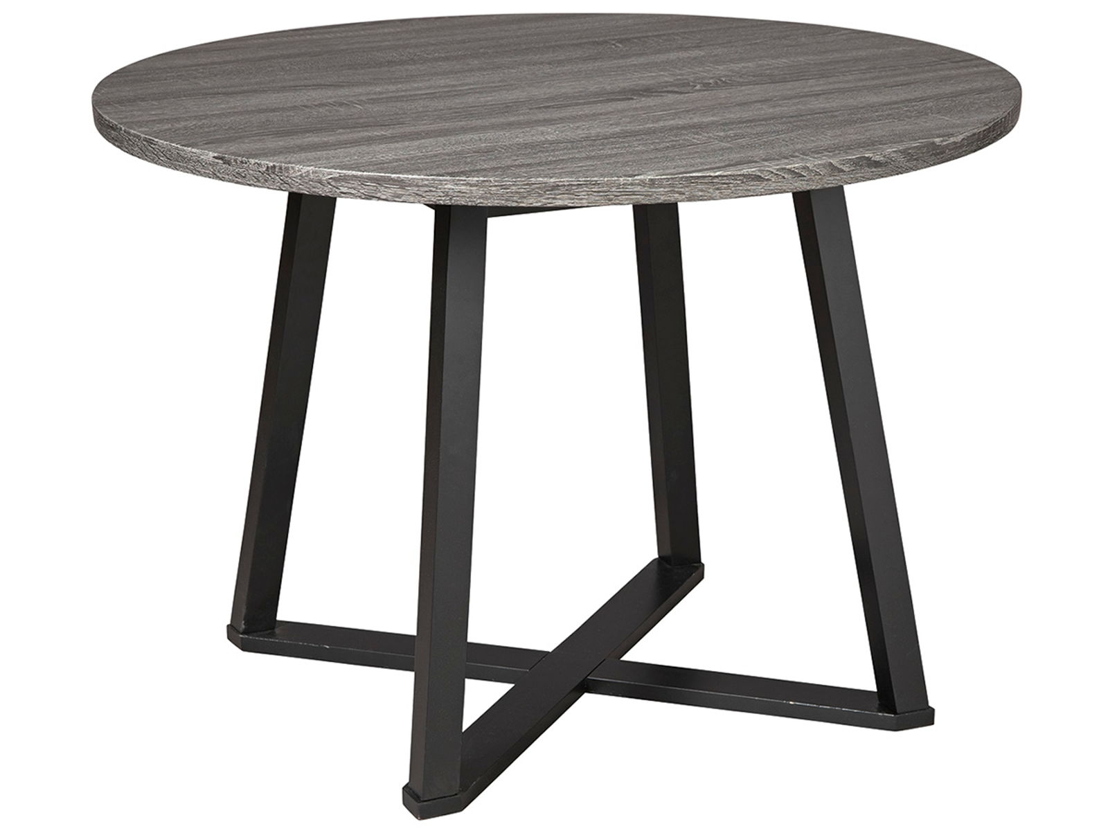 Centiar – Black / Gray – Round Dining Room Table