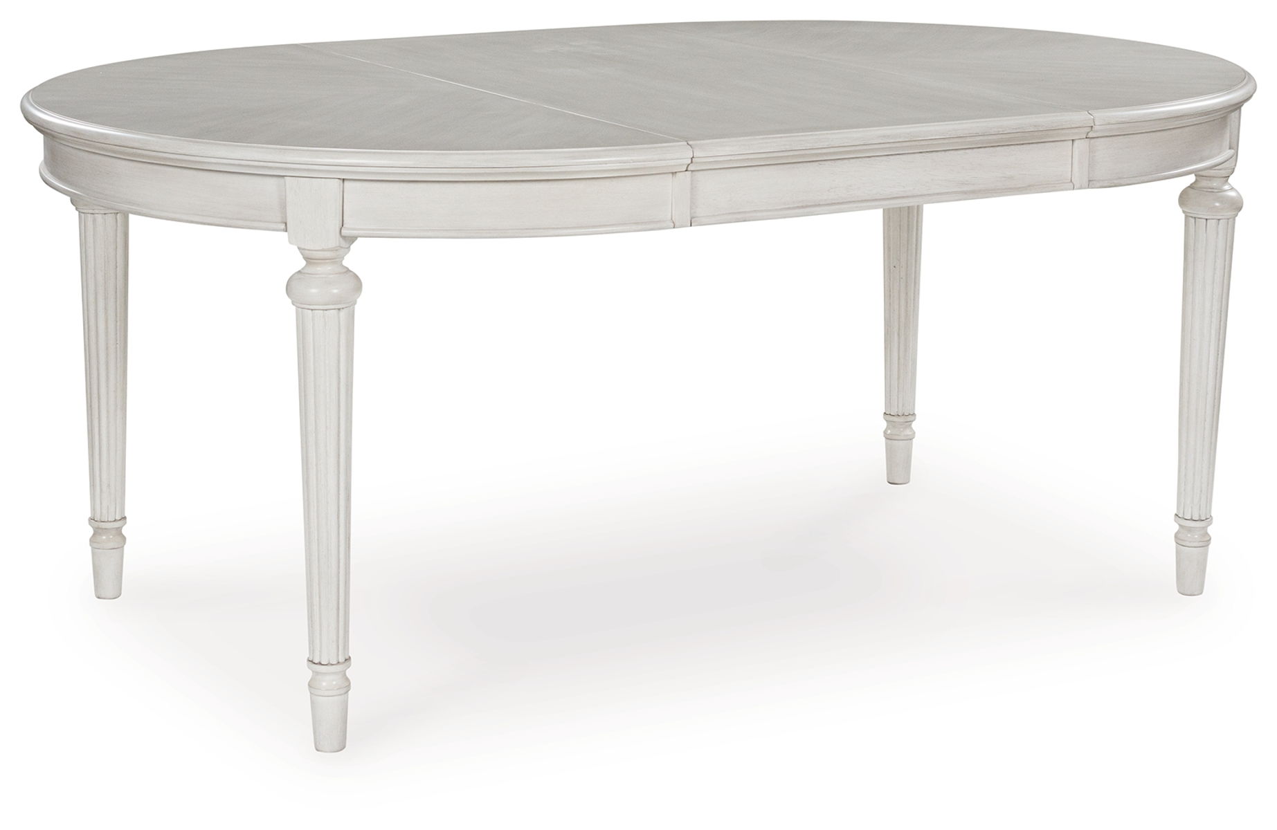 Montelaine – Antique White – Oval Dining Room Extension Table