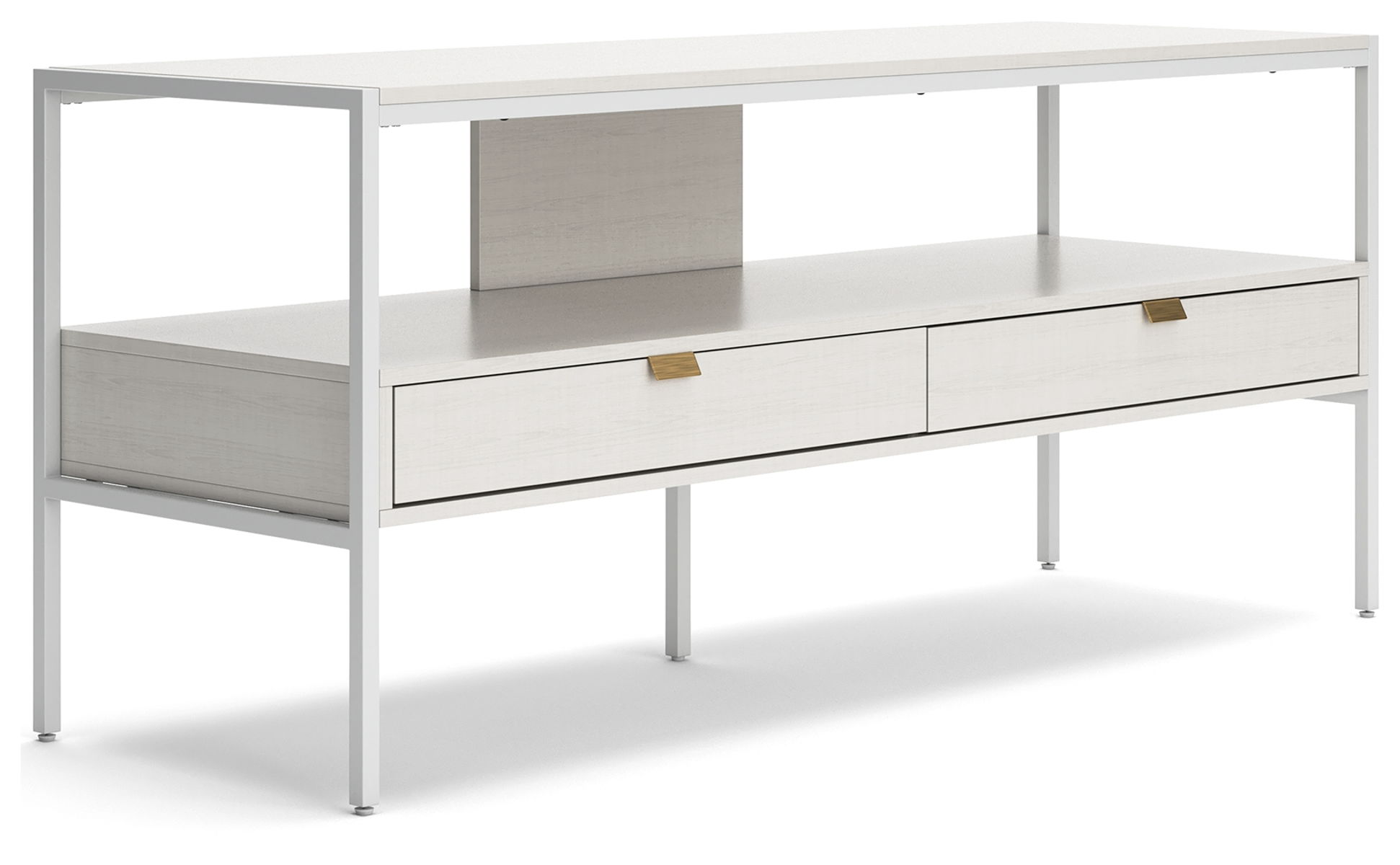Deznee – White – Large TV Stand