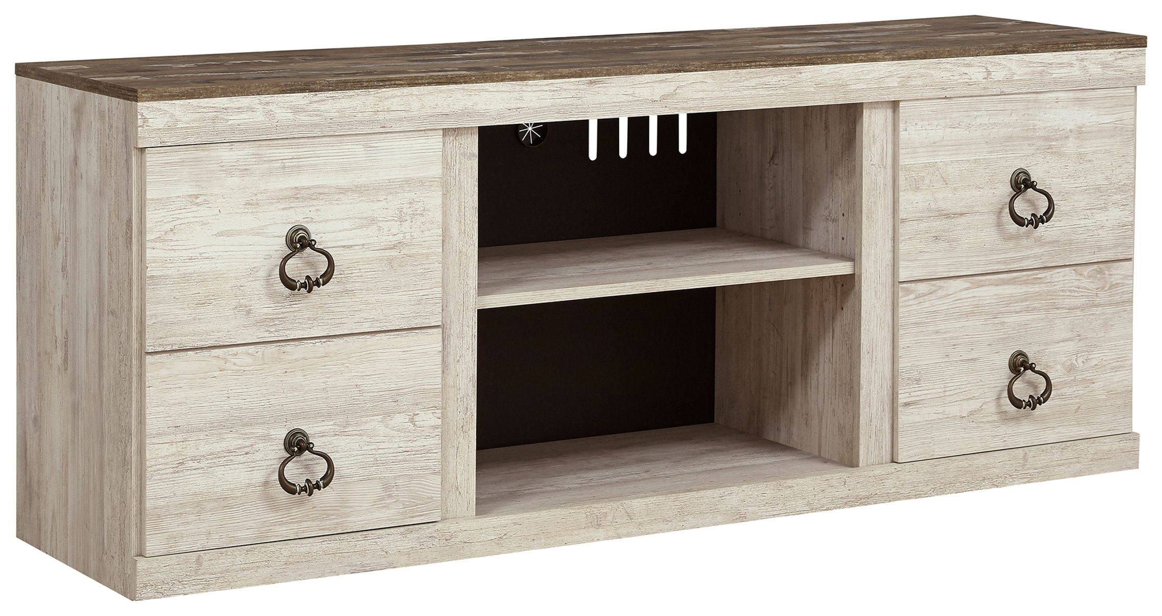 Willowton – TV Stand With Fireplace Option