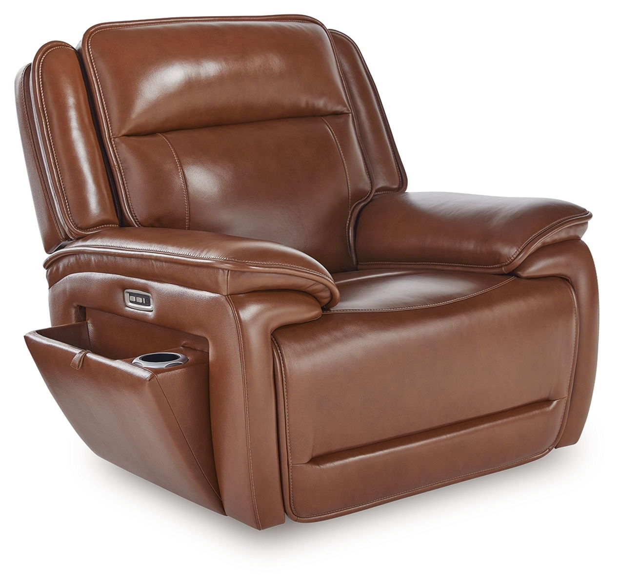 Healy Pier – Chocolate – Power Recliner / Adj Headrest