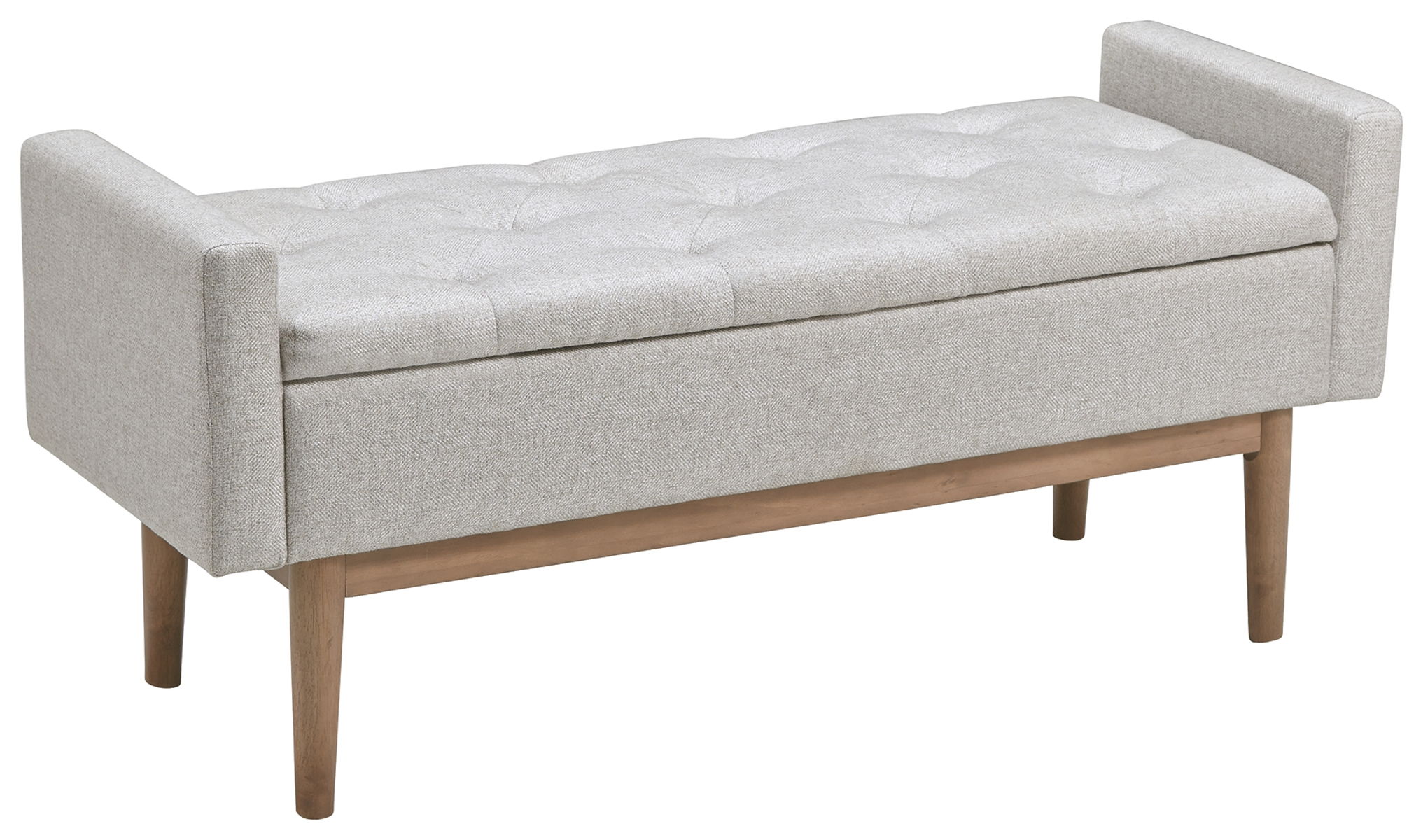 Briarson – Beige / Brown – Storage Bench