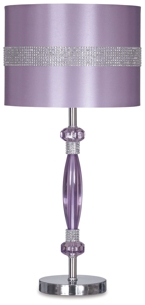 Nyssa – Purple – Metal Table Lamp