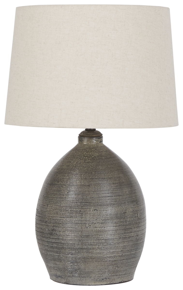 Joyelle – Gray – Terracotta Table Lamp